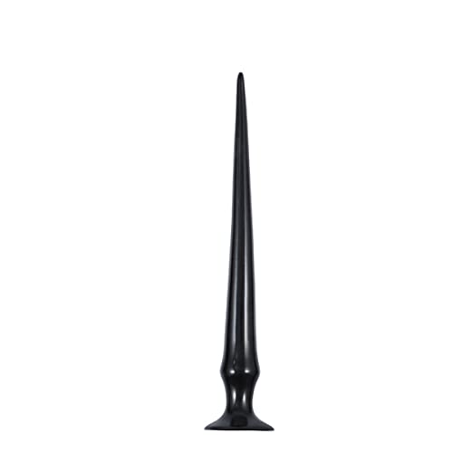 Silikon Analplugs Weiches Anal Dildo Butt Plug Prostata Massage Anus Dilatator für Männer Frauen Vagina Masturbatoren Erotik Sex Spielzeug Analdildo Mit Saugnapf ((Länge: 34cm, Max Ø: 3.3cm))