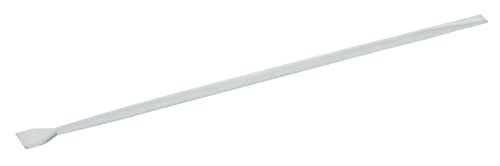 eisco 12pk lab stirring rods - spatula ends - policeman stir rods - cocktail stirrers - polypropylene plastic
