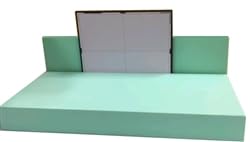 X-Ray Positioner - Decubitus Block with Cassette Holder - Channel 36" x 1/2" x 3" Coated, USA Made