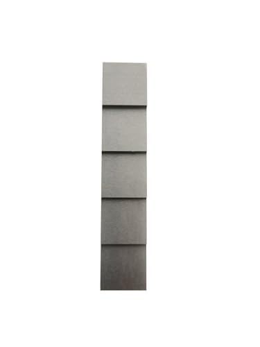 Bloque de calibración ultrasónico de acero 1018, 5 escalones, espesores 2.5mm a 12.5mm para calibración de medidor de espesor en pruebas NDT miniatura 7