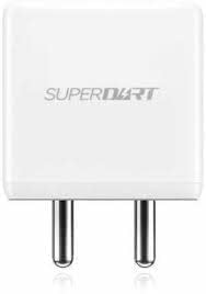 Image of GHEREL Original 30 Watt Super Dart Charger Compatible With Realme Narzo 20 Pro /Narzo 30 /30 Pro 6 /6 Pro / 7 / 7I / 8 / 8I / C3 / C11 / C15 / C21 / C25S (30W Super Dart Adapter And Cable),White
