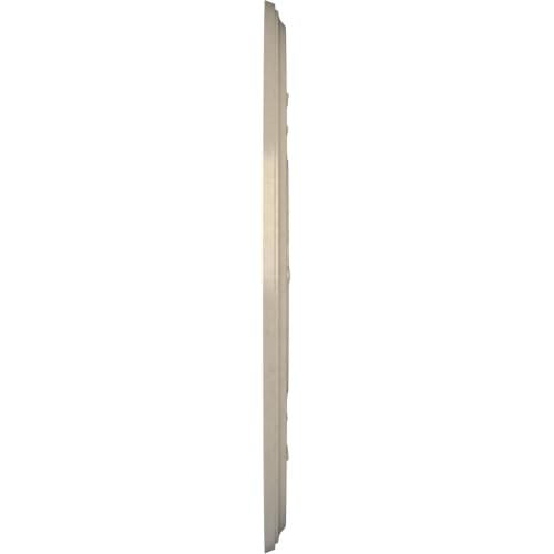 Image of Ekena Millwork CMP16BAEPE Baltimore Thermoformed PVC Ceiling Medallion (Fits Canopies up to 6 1 /2 inch), 16 inchOD x 3 1 /2 inchID x 1 inchP, Universal Metallic Pearl Mist