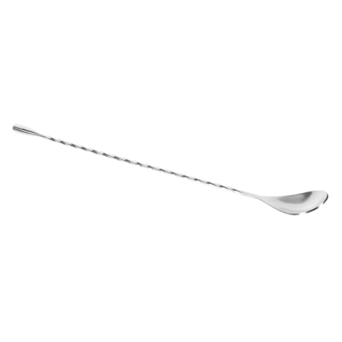 SMASOLO Cucchiaio da Bar per Mescolare e Cocktail 30 Cm in Acciaio Inox 304, Agitatore a Barra Multifunzionale per Barman e Uso Domestico, Accessorio Bar Resistente e Facile da Pulire