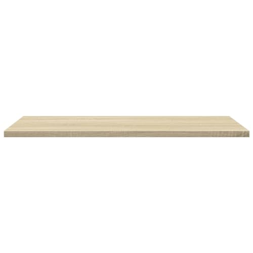 Étagère murale modulable 4 pièces en aggloméré chêne Sonoma
