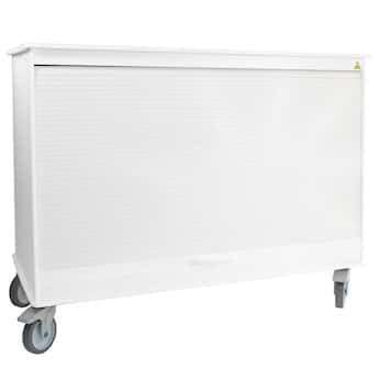 TrippNT MRI Cayman Lab Island Storage Cart, White
