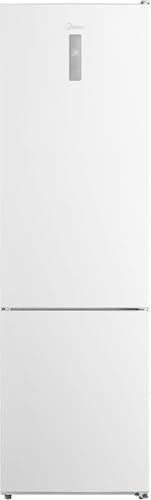 Midea Frigorífico Combi No Frost 59,5 cm ancho x 201 cm alto - Blanco - Nevera combi libre instalación 247 L + 83 L Congelador - Refrigerador de bajo consumo con congelador vertical No Frost