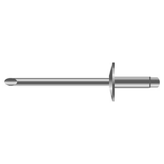 Remache ciego 1/4 X 3/4 SEACHOICE para mantenimiento de lanchas y remolques náuticos
