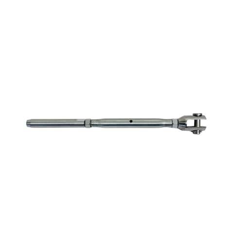 Prolinemax Marine Tensores para Cables de Acero Acero Inoxidable T316 Quijada M-13472 5/16" y Cable 3/16" miniatura 4
