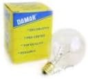 25W Clear G16.5 Candelabra Light Bulb 2" Incandescent Globe Lamp E12 Base 130V (25/pack)
