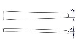 Heavy Duty Tweezers Style 7314 Anti-Acid/Anti-Mag SS Type SA