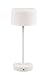 Produktbild Reality Leuchten LED Akku Tischleuchte Jeff R59151131, Metall Weiß matt, inkl. 1.5 Watt LED, 4 fach Touch