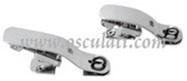 OSCULATI Fermeture coqueron Slim loquet plat anticorrosion 115mm