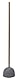dobar® 10093e Eichenholz-Ständer für Futtersäule Pickbar - Vogelfutterständer mit Betonfuß - Ständer aus massivem Eichenholz - Vogelhausständer - Ø2 x 100 cm - Natur