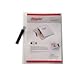 Djois, 4026043086 - Anpassbare Clip-Präsentationsmappe, A4, Transparent, 20 Stück, mit A4-Tasche, für DIN-A4 Format, 242x316 mm, Polypropylen 0,5 mm, für ca. 50 Blatt
