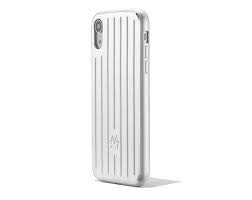 Rimowa iPhone XR Aluminium Groove Case in Silver : Amazon.sg