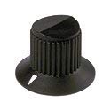MS91528-2F2B, Matte-Black Dial MS91528 Series Knobs, Electronic Hardware Corp (EHC)