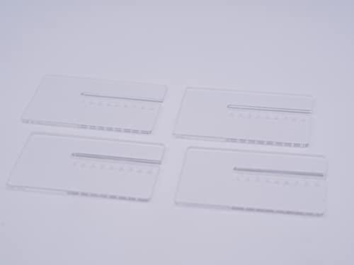 4 Pack Leather Stitching Punch Aid Mate Eyelets Placing Lacing Pricking Chisel Mate Prong Pulling Board Leathercraft Eyelets Placing Tools #TOP3