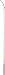 Weaver Leather Deluxe Pig Whips with Chrome Tips, Lime Zest, 39-Inch