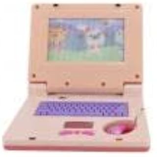 SUNGOOYUE Toddler Laptop, Educational Led Music Electronic Cognitive Kids Tablet Learning Laptop Simulation Computer Toy (Pink Non Retractable Mouse) (SUNGOOYUE4agfwt3zrn-14)