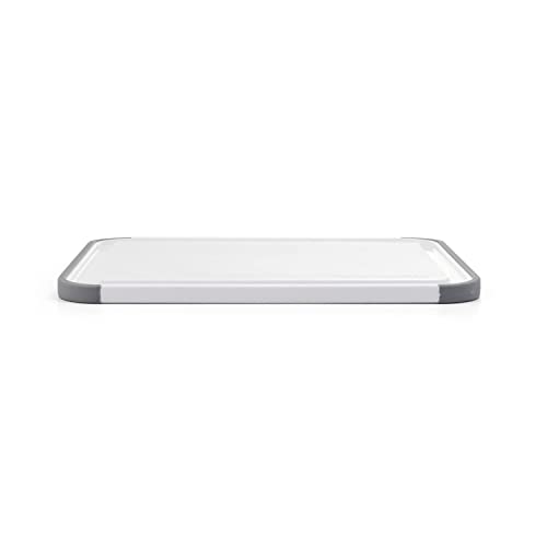 KitchenAid Classic Polypropylene Non-Slip Chopping Board, 20 x 25cm, White, Grey, 25L x 20W cm - Image 2
