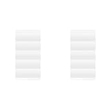 Herlitz 10844751 Beschriftungsschildchen für Vollsichtreiter, 100 Stück, weiß (Packung mit 2)