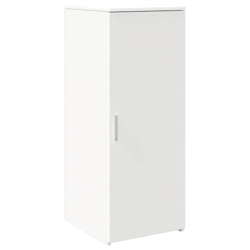 vidaXL Mobile Portaoggetti Bianco 40x45x103,5 cm in Legno Multistrato, Armadio,