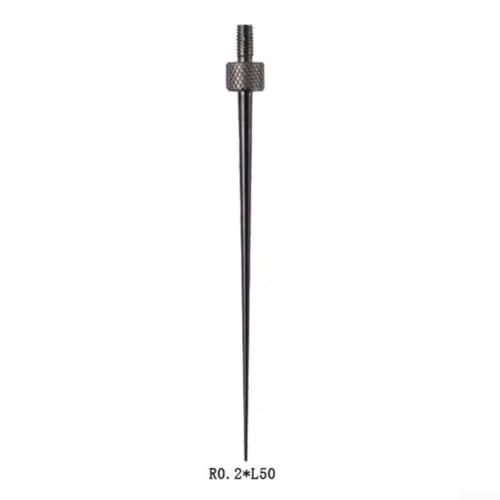 Punta de aguja de carburo R0.2mm con rosca M2.5 para evitar errores de desgaste 6