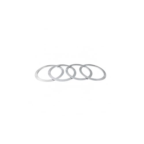 4-Pc Aluminum Inner Vent Rings for Toyota Tacoma 2016-2023, Silver