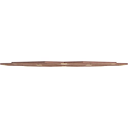 Image of Ekena Millwork 22 inchOD x 9 3 /8 inchID x 1 /4 inchT Florin Wood Fretwork Pierced Ceiling Medallion, Hickory
