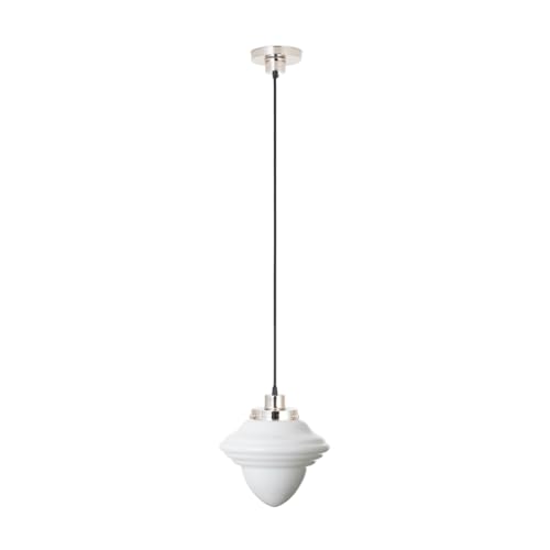 Suspension Acorn Medium Nickel Art Deco Trade luminaire de 20's pour plafond