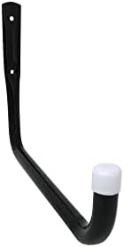 Shepherd Hardware 8091E Heavy Duty Steel 10-Inch Garage Storage Utility Hooks, 4 Pack, Black