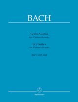 Bach - Six Suites for Violoncello Solo, BWV 1007 - 1012 (Bärenreiter Ausgabe 320)