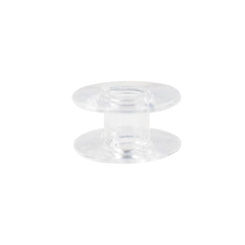 Lot de 10 Bobines pour Machine à Coudre Compatibles Singer Brother Janome Feiyue Bernette Elna Juki Alfa, Canette Machine à Coudre Transparente, Bobines en...