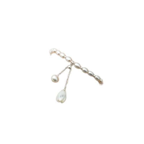 Bracelet perles d'eau douce naturelles de qualité supérieure et magnolia raffiné