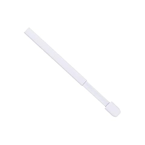 Oval Net Rod for Voile Net Curtains - Net Rod 150-250cm - Extendable Pole - Includes Screw In Hooks Cover
