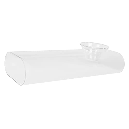 Cabilock Juego de Ensaladeras de Cristal para Servir en La Barra Cuenco Decorativo Cuenco de Postre de Cristal