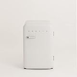 CREATE / RETRO FRIDGE 83.5 SILVER/Frigorífico blanco maneta plata/Minibar, congelador, 83.5 cm