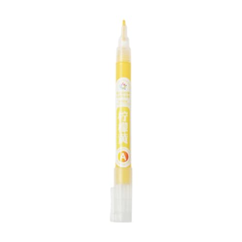 Wsymxuo Bolígrafo para Cerámica Marcador Subesmalte Rotulador Artístico para de Dibujo y Escritura en Piezas de Alfarería Herramienta para, Limon Amarillo, Individual