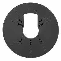 LUM-A20-GANGPLATEB-5 X20 Gang Plate Cover for Electric Gang Box, 5-Pack, Black