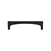 Top Knobs TK1012BLK Riverside Pull 3 3/4 INCH