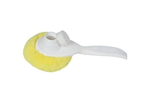 Image of The ChipmunK Store's Makeup Powder puff Combo with handle (Pink, Yellow)