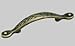 Amerock Cabinet Pull 3" Center Inspirations Collection Weathered Brass 1-1/8" Proj.