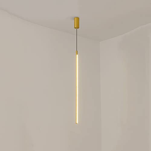 Lámpara de suspensión de hierro cilíndrico ideal para iluminar la pared de la TV