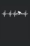  Heart Frequency ECG Curling Curlingstone Curlingstone: Notebook  Dots, Regular (6\"x9\" (15.24 x 22,86 cm)), 120 pages, cream paper, matte cover