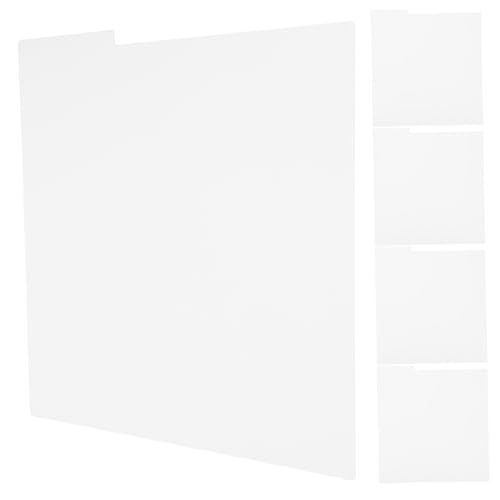 KESYOO 8個 製 漫画書インデックスカード 防水耐久レコード類仕切り 多機能整理用 ビニールレコードディバイダー 家 教室 オフィス対応