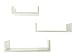 MANZOO White Shelves, Shelves for Bedroom Floating Shelves, White Shelfs Shelves for Wall Storage Wall Shelves, 17in x 4in x 4in,White