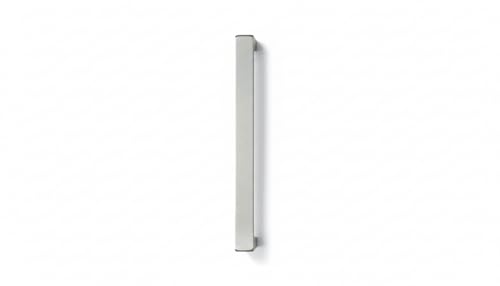 Modern Brushed Stainless Steel Door Handle, Contemporary Pull Bar Design, Commercial and Residential Hardware
