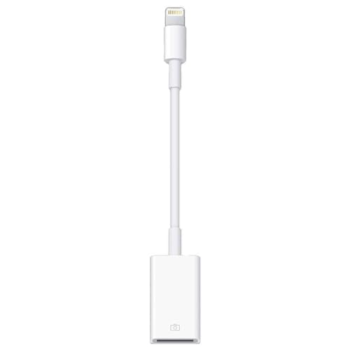 DCNETWORK Lightning to USB Camera Adapter, Supports JPEG, RAW, SD, HD Video, Compatible with iPhone 14/13/12/11/X/8/7/6/5/SE, iPad Air/Mini/Pro, No App Required