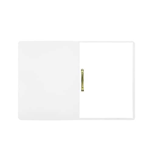 Raylu Paper® - Pack of 25 Cardboard Subfolders with Faster Holes and Vivid Colours, 200g Thick Kraft Cardboard Folders (White, Folio) - Image 2