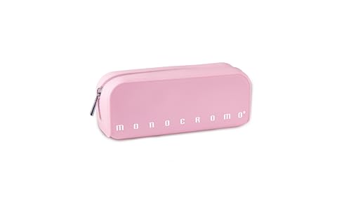 Pigna, Bolsa de silicona suave para ajuar, Monocromo Pastel, 20x6x7,5 cm, Delicado color Rosa, Envasado individualmente